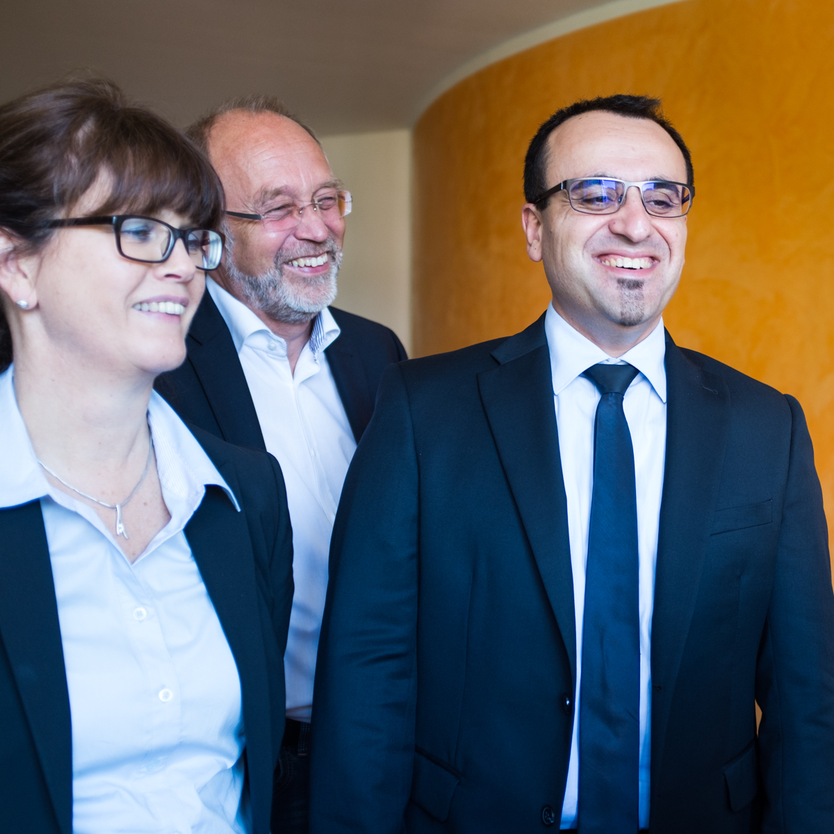 v.l. StBin Bettina Engelke, StB Joachim Oehlmann, StB Khalid Aspeir